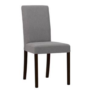 Chaises rembourrées Corinna (lot de 2) Tissu - Tissu Suria : Gris clair - Hêtre