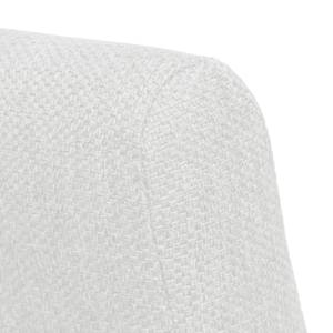 Chaises rembourrées Corinna (lot de 2) Tissu - Tissu Suria : Blanc - Hêtre