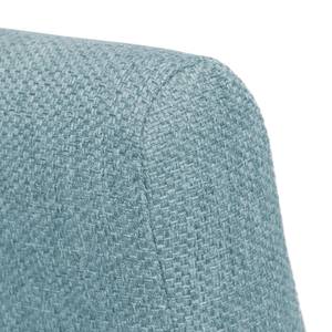 Chaises rembourrées Corinna (lot de 2) Tissu - Tissu Suria : Bleu clair - Chêne