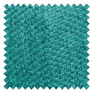 Chaises rembourrées Corinna (lot de 2) Tissu - Tissu Suria : Turquoise - Chêne