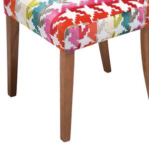 Gestoffeerde stoelen Bijou meerkleurige geweven stof