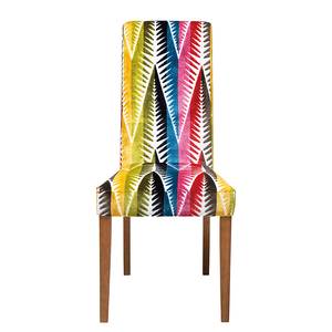 Gestoffeerde stoelen Econo Slim I (2-delige set) - meerkleurige geweven stof