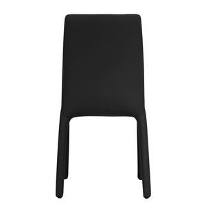 Chaises Elena (lot de 2) Imitation cuir - Noir