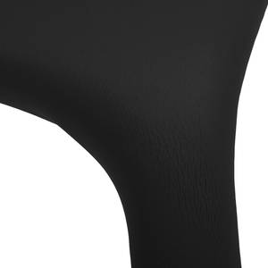 Chaises Elena (lot de 2) Imitation cuir - Noir