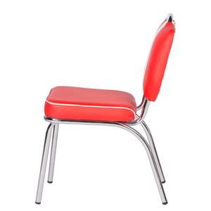 Chaises Elvis (lot de 2) Rouge / Blanc