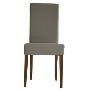 Gestoffeerde stoel Francesca eikenhout beige