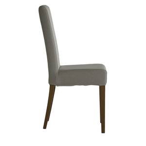 Gestoffeerde stoel Francesca eikenhout beige