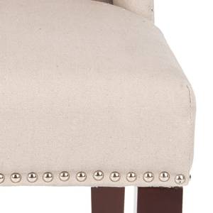 Chaises capitonnées Humphry (lot de 2) Taupe