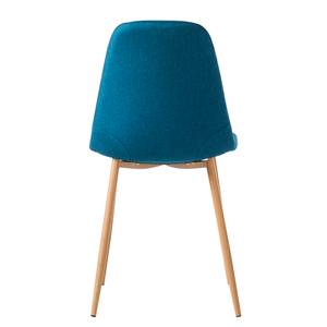 Gestoffeerde stoel Iskmo III geweven stof - Blauw - 2-delige set