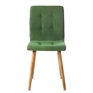 Chaises capitonnées Kaja I (lot de 2) Vert