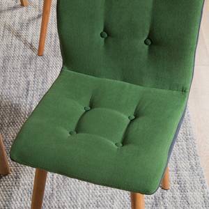 Gestoffeerde stoelen Kaja I (2-delig) Groen