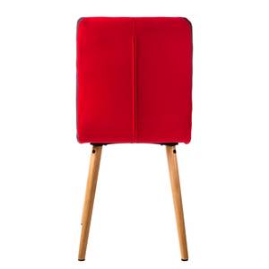 Gestoffeerde stoelen Kaja I (2-delig) Rood