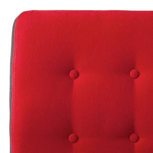 Chaises capitonnées Kaja I (lot de 2) Rouge