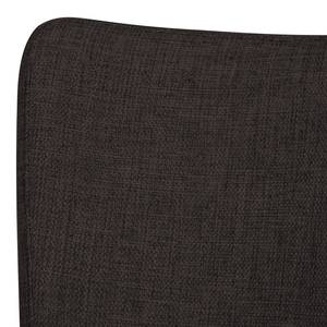 Chaises rembourrées Lana (lot de 2) Tissu - Tissu Suria : Anthracite