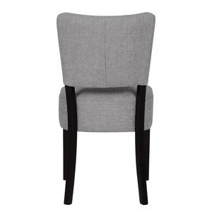 Gestoffeerde stoelen Lana geweven stof - Stof Suria: Lichtgrijs
