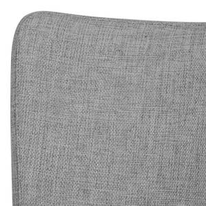 Chaises rembourrées Lana (lot de 2) Tissu - Tissu Suria : Gris clair