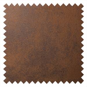 Chaises capitonnées Laurel (lot de 2) Microfibre Marron vieilli