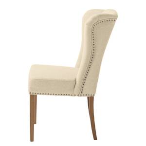 Chaise Lerona Tissu / Hêtre massif - Beige