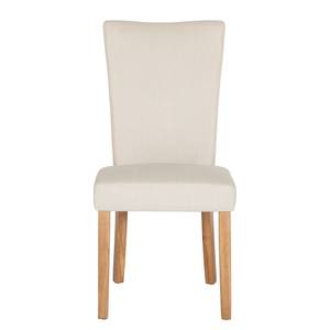 Gestoffeerde stoelen Letters from Julia 2-delige set - beige geweven stof