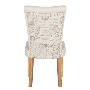 Gestoffeerde stoelen Letters from Julia 2-delige set - beige geweven stof