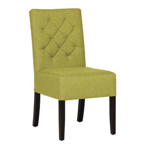 Chaises rembourrées Lilou (lot de 2) Tissu - Tissu Suria : Vert clair