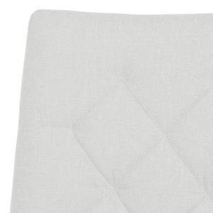 Chaises rembourrées Lilou (lot de 2) Tissu - Tissu Suria : Blanc