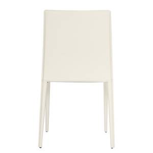 Chaises Lucy (lot de 2) Imitation cuir - Blanc