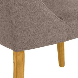 Polsterstuhl Lupara (2er-Set) Taupe