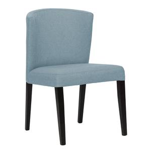 Gestoffeerde stoelen Lydia geweven stof/massief beukenhout - Stof Suria: Lichtblauw