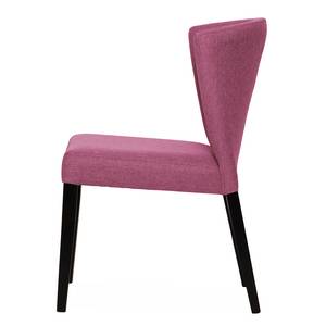 Gestoffeerde stoelen Lydia geweven stof/massief beukenhout - Stof Suria: Pink