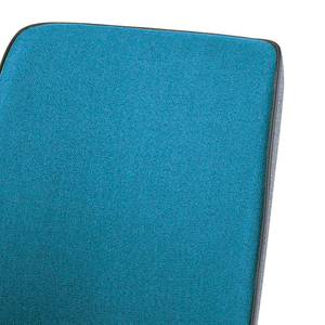 Chaises Maredale (lot de 2) Tissu - Bleu pétrole / Gris