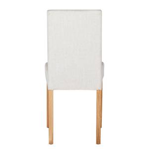 Gestoffeerde stoel Nella II linnen - Wit - 2-delige set