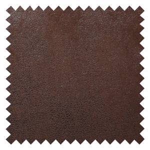 Chaises capitonnées Nella (lot de 2) Microfibre Marron vieilli