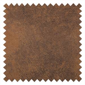 Chaises capitonnées Nello (lot de 2) Microfibre Marron vieilli