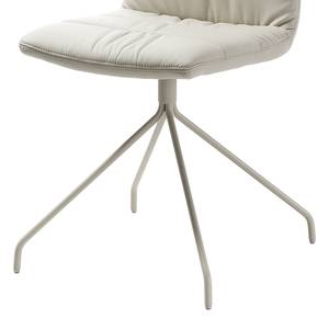 Chaises capitonnées Puglio (lot de 2) Imitation cuir - Beige