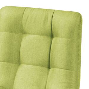 Gestoffeerde stoelen Saleno III geweven stof/massief eikenhout - Groen/beukenhoutkleurig