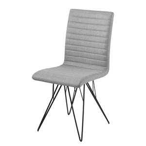 Chaises Stonehaven I (lot de 2) Tissu - Gris clair