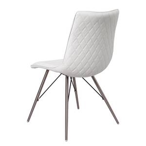 Chaises Winc (lot de 2) Imitation cuir - Blanc