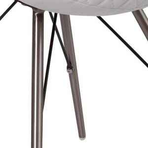 Sledestoelen Winc (2-delige set) kunstleer - Wit