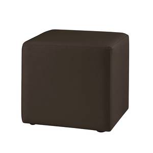 Sgabello imbottito Cube Similpelle marrone