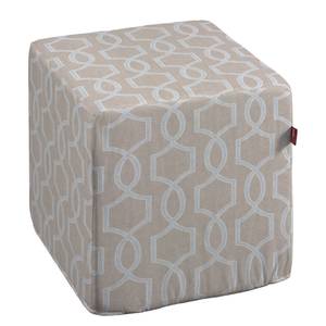 Pouf Covasna Tissu - Cappuccino