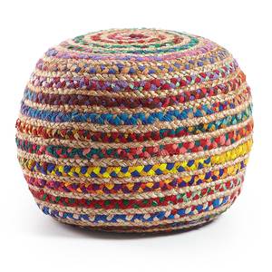 Pouf Saht II Jute - Multicolor