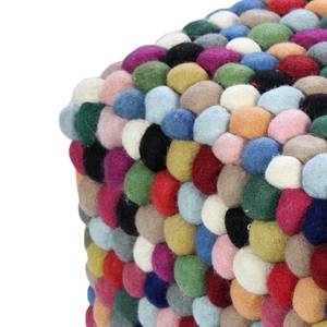 Pouf Vaila Wolle - Multicolor