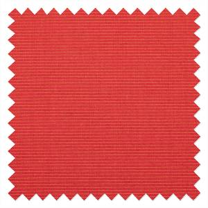 Premium Sonneninsel Long Island Halbrundes Polyrattangeflecht - Graubraun/Rot