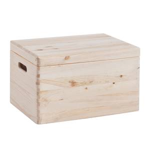 Caisse multifonction Puyallup Marron - Bois massif - 40 x 30 x 24 cm