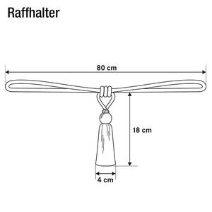 Raffhalter Salloa Weiß