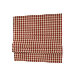 Tenda a rullo Beige/Rosso, quadri 80 x 170 cm