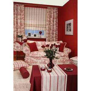 Store plissé Lucia Crème / Rayé rouge - 100 x 170 cm