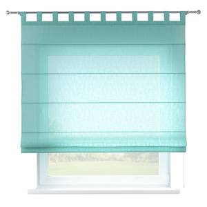 Store bateau Verona III Tissu - Turquoise - 130 x 170 cm