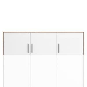 Rehausse pour armoire KiYDOO Imitation chêne de Stirling / Blanc alpin - Largeur : 136 cm